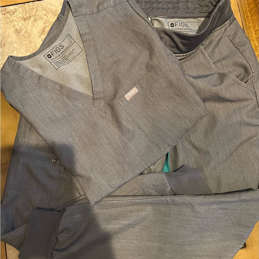 Figs Gray Track Pants & Joggers